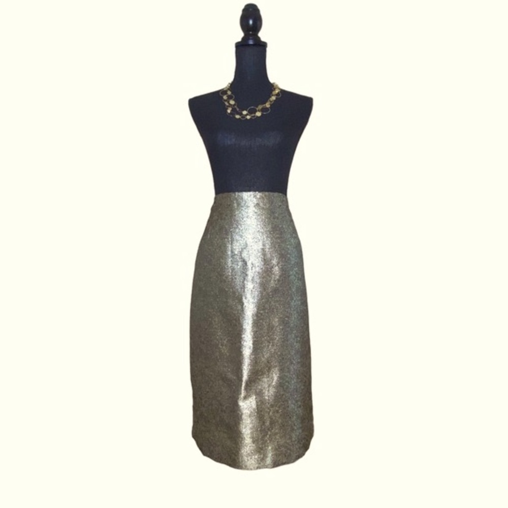 Worthington Golden Shimmer Sparkling Skirt